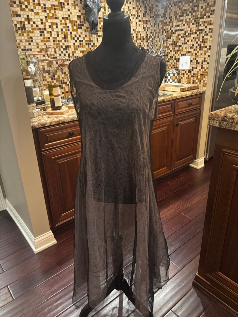 Woman’s Sheer polyester Top
